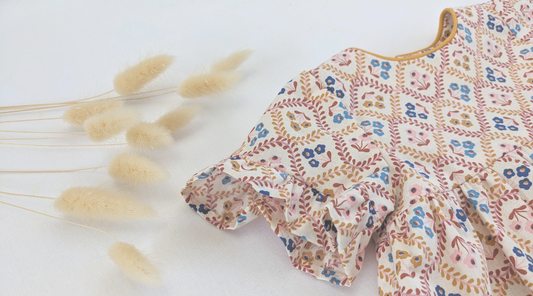 patron PDF blouse robe milia bébé