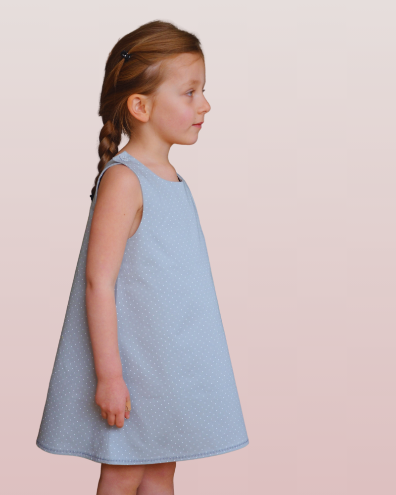 patron de couture gratuit robe chasuble fille du 2 au 12 ans lou and me