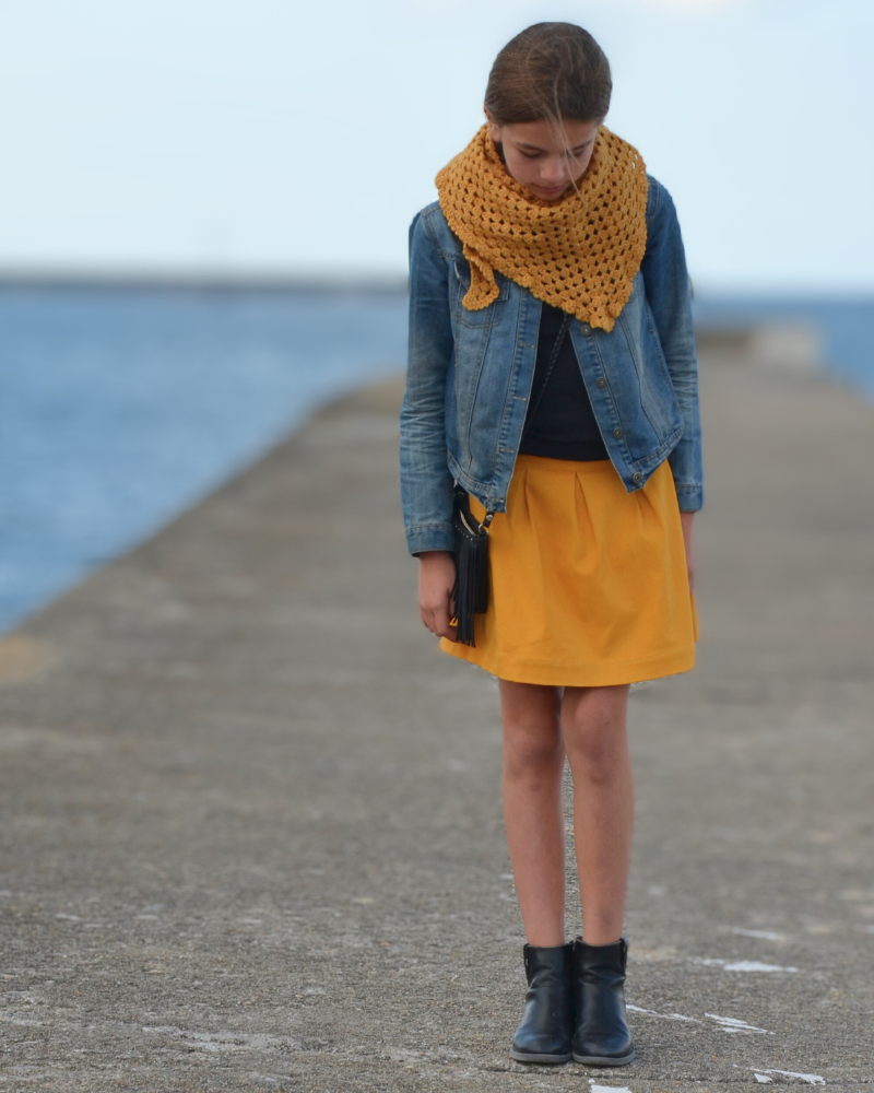 patron couture jupe mini classique midi fille 4 au 14 ans lou and me