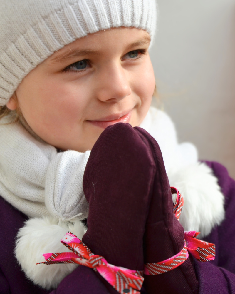 patron tuto couture gratuit moufles enfants lou and me