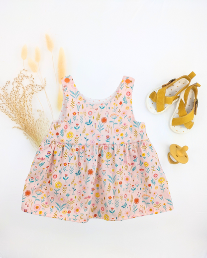 patron couture gratuit pdf
robe fillette bébé Poppy  3, 6, 12, 18, 24, à 36 mois
