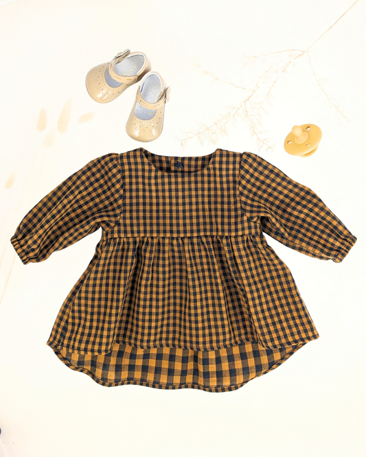 Blouse Milia bébé en double gaze manches longues
