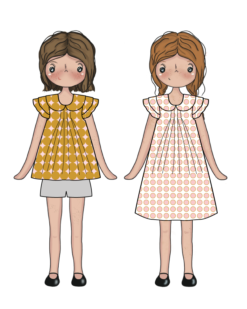 Gratuit Robe Poppy Tuto Robe Fillette Facile Patron Couture Blouse